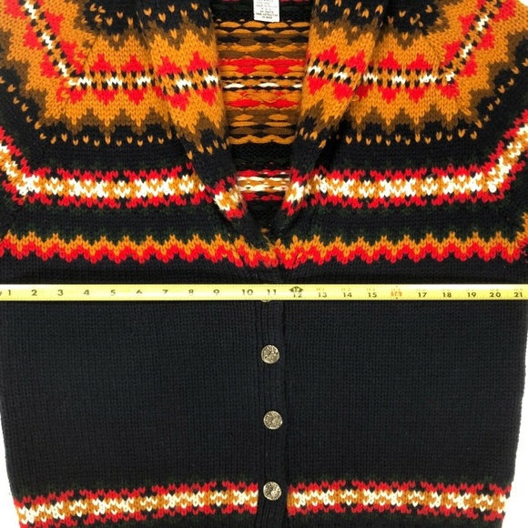 VTG Melbourne Country Stripe Pattern Wool Blend - Picture 5 of 5